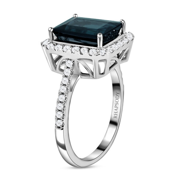 RHAPSODY AAAA Indicolith und Diamant-Ring, VS E-F, 950 Platin (Gr&ouml;&szlig;e 17.00) ca. 3,70 ct image number 3