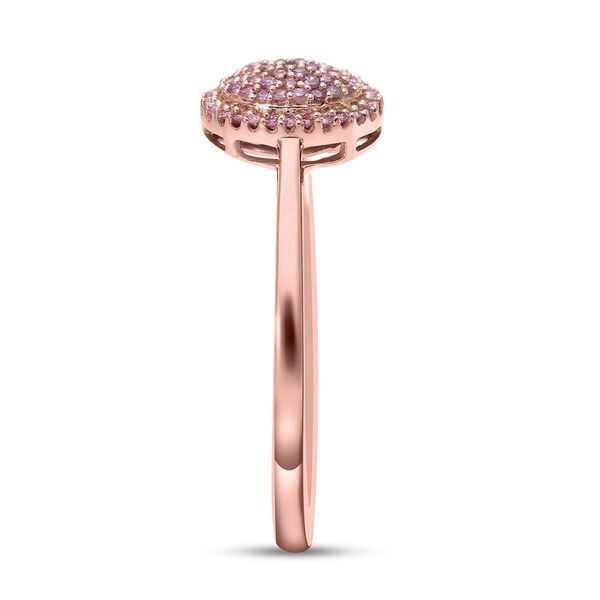 ILIANA SGL zertifizierter I1 nat&uuml;rlicher rosa Diamant-Ring - 0,25 ct. image number 3