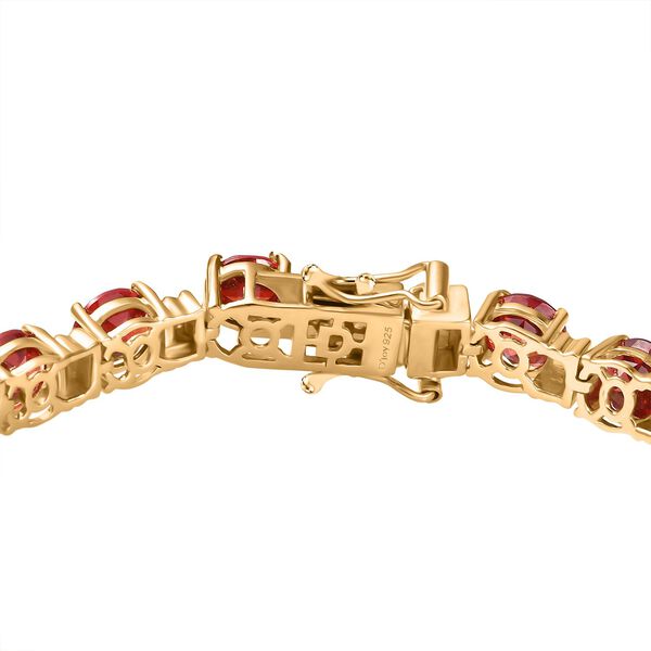 D'Joy Labor Padparadscha Saphir 20cm Armband - 28,36 ct. image number 4