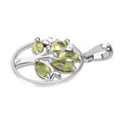 Peridot Anhänger 925 Silber image number 3