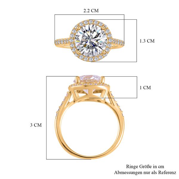 Moissanit Ring - 4,28 ct. image number 6