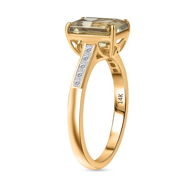 AAA Turkizit, Weißer Diamant Ring 585 Gold (Größe 17.00) ca. 3,22 ct image number 3