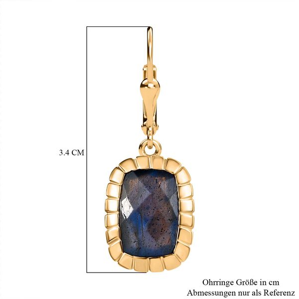 AAA Labradorit Ohrringe - 8,53 ct. image number 6