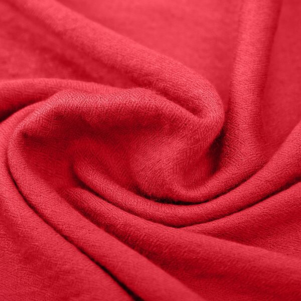 LA MAREY luxuri&ouml;ser und weicher Schal aus 100% Kaschmirwolle, 70x195 cm, Rubinrot image number 8