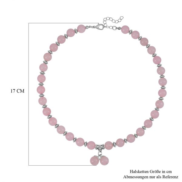 Rosenquarz Schmuckset 925 Silber Antik-silber-Plattierung und Legierung Antik-silber-Plattierung ca. 300.00 ct image number 6