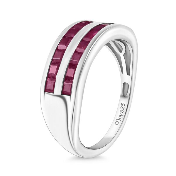 D'Joy AA Rubin Ring, 925 Silber rhodiniert - 2 ct. image number 5