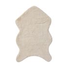 Luxury Edition: Supersoft Kunstfell Teppich, 100x180 cm, 1200 GSM, Elfenbein