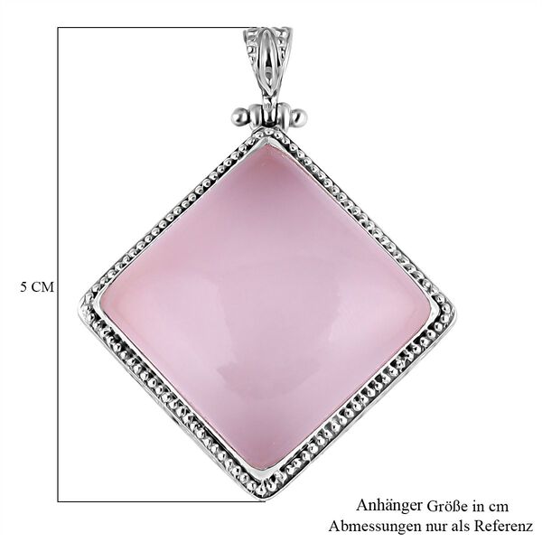 Royal Bali Kollektion - Rosenquarz Anhänger - 76,43 ct. image number 5