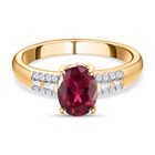 AAA Rubellit und Diamant Ring - 1,41 ct. image number 0