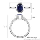 Masoala Saphir Ring, 925 Silber platiniert, ca. 1.92 ct image number 6