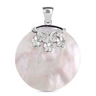 Perlmutt Anh&auml;nger 925 Silber Standard