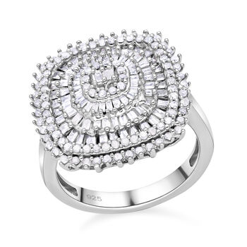 Cluster Diamant Ring - 1 ct.