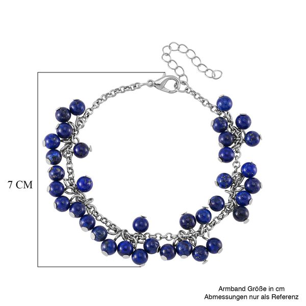 Lapislazuli Armband, 19+5cm - 65 ct. image number 4