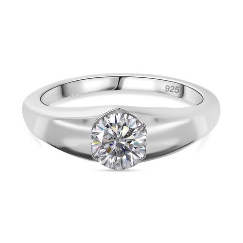 Moissanit Ring, ca. 0,74 ct image number 0
