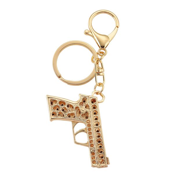 Wei&szlig;er Kristall Schmuckset Legierung emailliert, Legierung Std Gelb image number 5