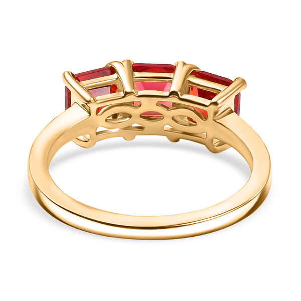 Labor Padparadscha Saphir Ring - 2,88 ct. image number 6