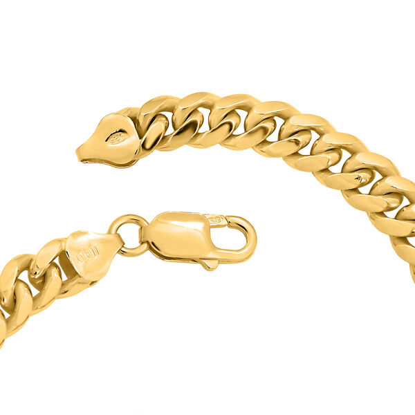 Italienisches Armband, ca. 20 cm, 925 Silber vergoldet ca. 27,25g image number 1