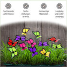 12er-Set mehrfarbige Gartenwindmühle - Schmetterlinge image number 7