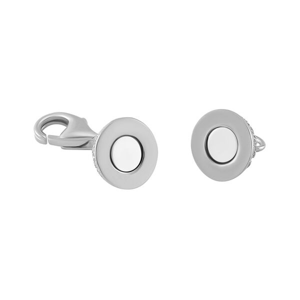 TOUCH und LOCK 3er-Set- Zirkonia Magnetverschluss in rhodiniertem Silber image number 2