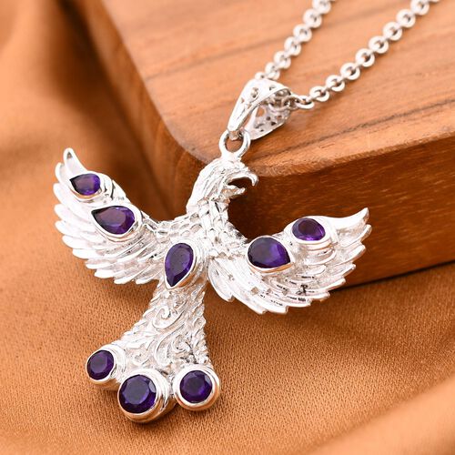 Royal Bali - Afrikanischer Amethyst Anhänger, 925 Silber ca. 2.51 ct image number 1