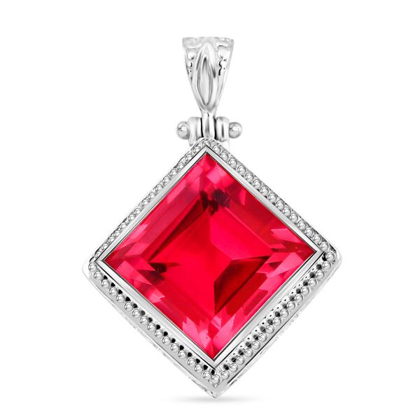 Royal Bali Kollektion - Padparadscha Triplett Quarz Anh&auml;nger - 18,65 ct.