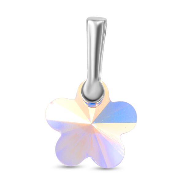 J Francis gefertigt mit SWAROVSKI- Wei&szlig;er Swarovski Kristall Anh&auml;nger image number 5