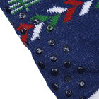 2er-Set - 2 Paar rutschfeste Haus Socken mit warmem Sherpa Futter, Einheitsgröße Weihnachtsmotiv, Rot und Dunkelblau  image number 7