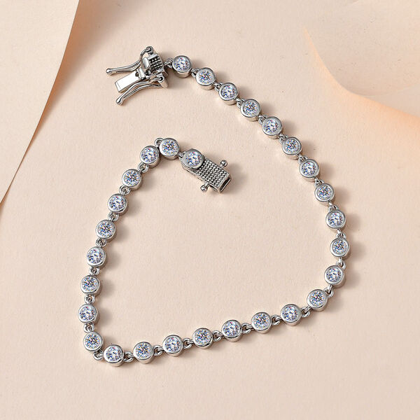 Moissanit Armband, 20 cm - 3,29 ct. image number 2