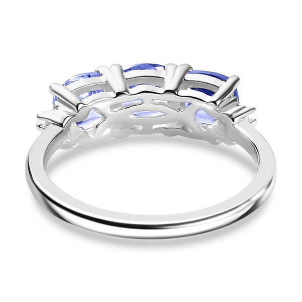 Tansanit und Diamant Ring - 1,76 ct. image number 6