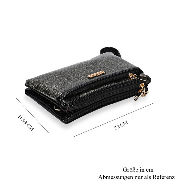 Stylische Sling Crossbody Tasche, Gold image number 10