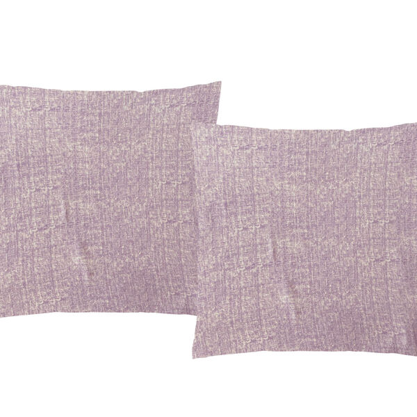 4-teiliges Set - melierte Kissenh&uuml;llen aus Mikrofaser, 2x 40x40 cm und 2x 40x80 cm, T&uuml;rkis image number 1