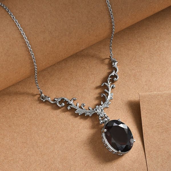 Alexandrit Triplett Quarz 45cm Halskette - 12,27 ct. image number 1