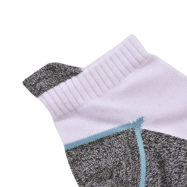 4er-Set Kupferfaser-Kompressions-Socken, 41-45, Wei&szlig;-schwarz image number 10