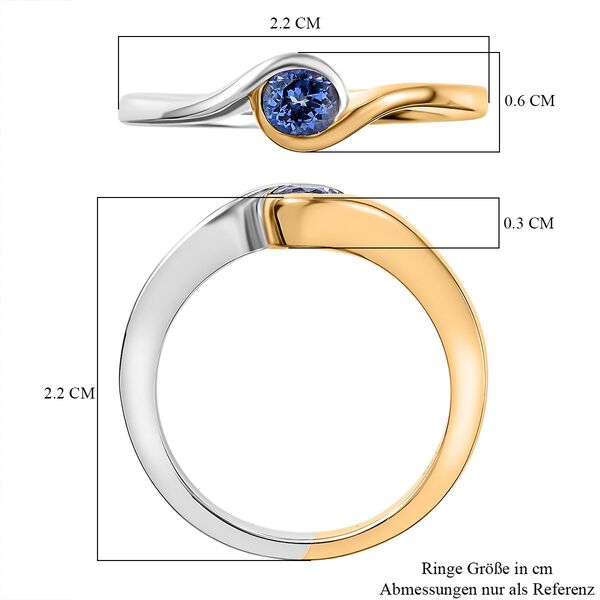 AA Tansanit Ring, ca. 0,26 ct. image number 7
