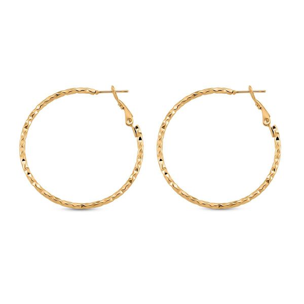 20cm Armreif und Creolen in Goldton image number 4