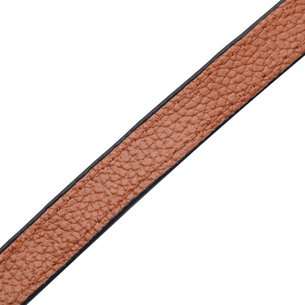 Brillenkette mit Lederband, Leopardenmuster, Hellbraun und Gold image number 4