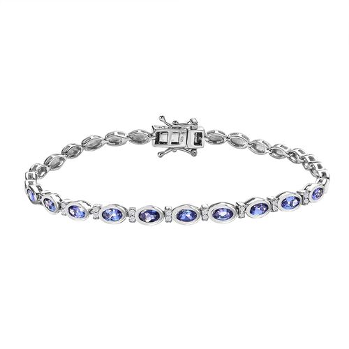 Tansanit und Zirkon Armband - 2,69 ct. image number 0