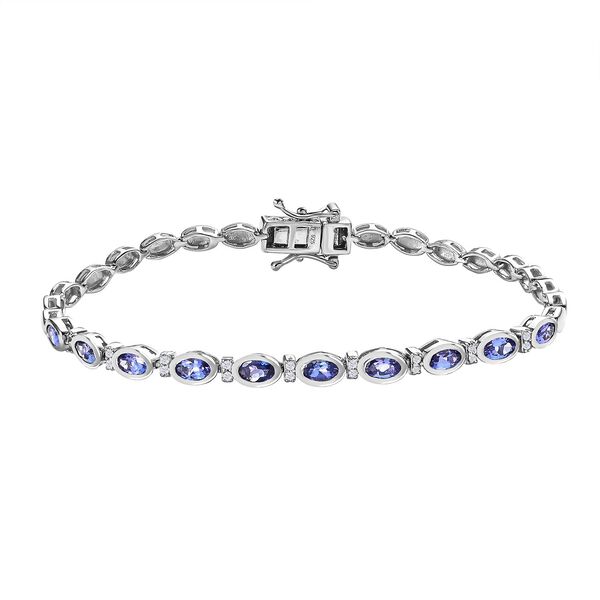 Tansanit und Zirkon Armband - 2,69 ct. image number 0