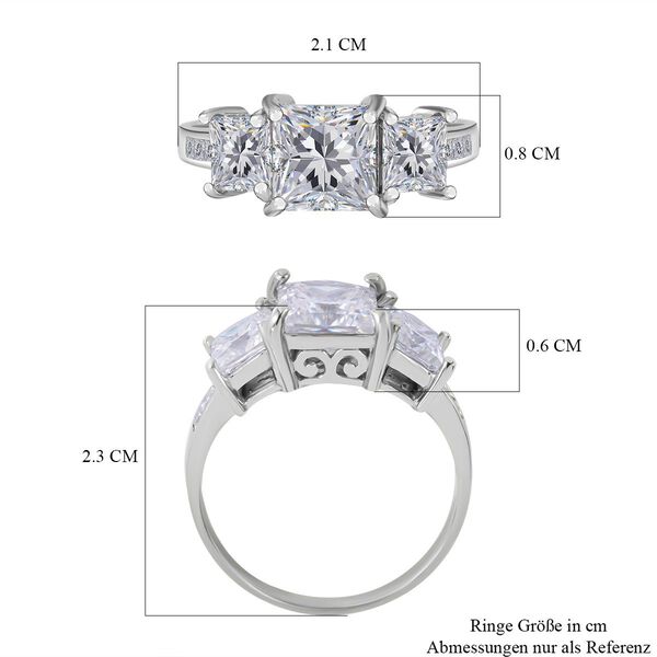 Moissanit Ring - 3,33 ct. image number 4