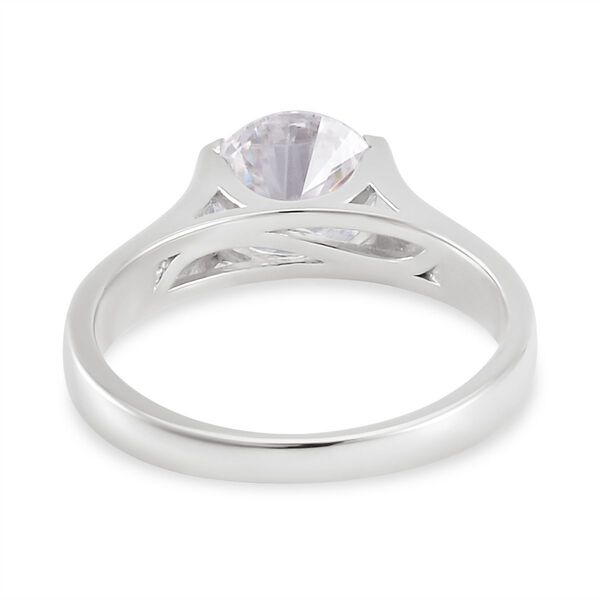 Moissanit Ring 925 Silber rhodiniert (Größe 18.00)  ca. 1.75 ct image number 4
