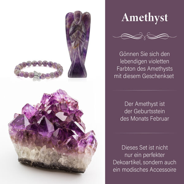 Handgefertigtes Amethyst-Geschenkset image number 9