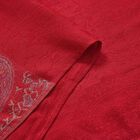 Jacquard gewebter Schal mit Paisley-Bordüre, rot image number 3