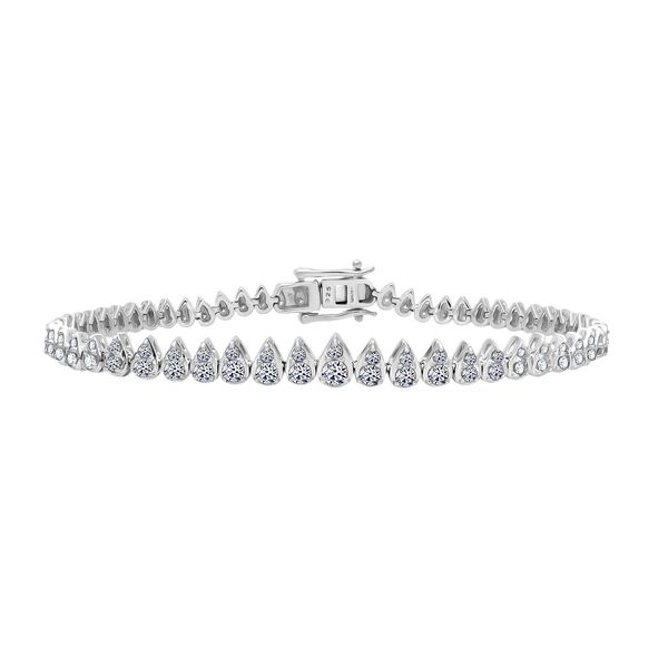 LUXURIANT SGL zertifiziertes SI-GH Labor Diamant Armband, 19 cm - 3 ct. image number 0