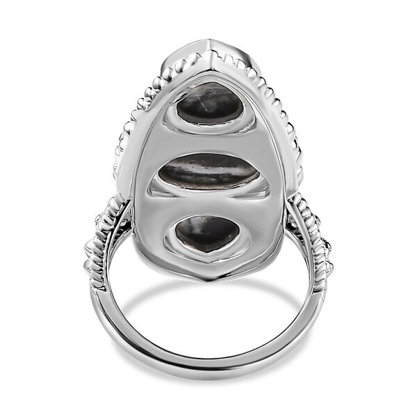 Wei&szlig;er B&uuml;ffel-Ring - 6,59 ct. image number 5