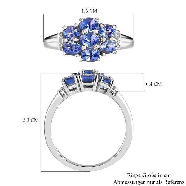 AA Tansanit Ring - 1,47 ct. image number 7