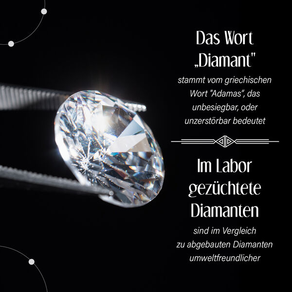 LUXURIANT IGI zertifizierter SI GH Labor-Diamant-Ring in 585 Gelbgold - 1 ct. image number 4