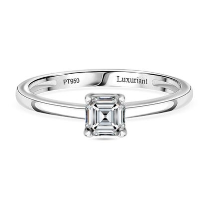 LUXURIANT DIAMOND - Lab Grown Diamant VS-EF SGL zertifiziert Ring 950 Platin (Gr&ouml;&szlig;e 18.00) ca. 0.50 ct