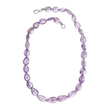 AAA Rosa Amethyst Halskette, 45 cm - 216 ct.
