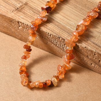 AA Karneol 70cm Halskette - 260 ct.