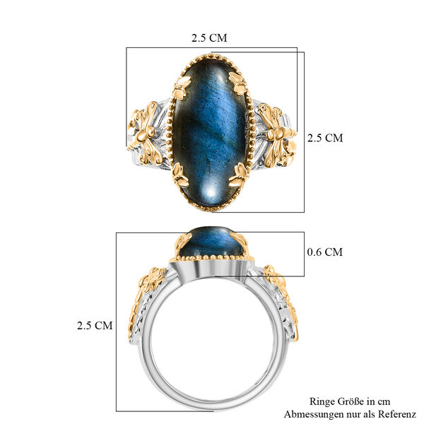 EverTrue AAA Labradorit Ring - 9,35 ct. image number 7